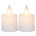 LED sviečky v súprave 2 ks (výška  6 cm) M-Twinkle – Star Trading
