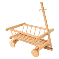 Drevený detský vozík