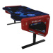 E-blue Herní stůl EGT003BK, 165x88cm, 70-89,2cm, RGB podsvícení, výškově nastavitelný, s podložk