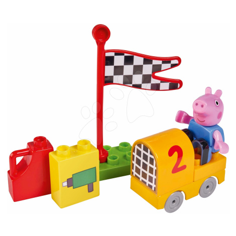 Stavebnica Peppa Pig Starter Sets PlayBIG Bloxx s figúrkou v aute od 1,5-5 rokov