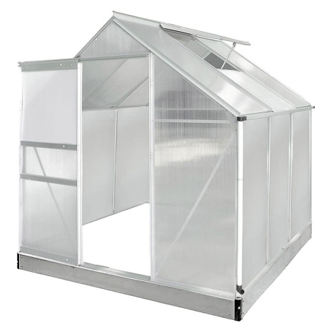 NABBI Glasshouse záhradný skleník 190x190x195 cm priehľadná