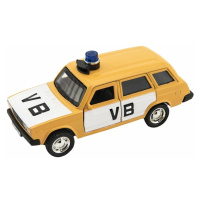 Policajné auto VB combi kov/plast na spätné natiahnutie na batérie so zvukom