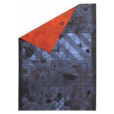 Gamemat.eu Oboustranná herní podložka 44"x60" (112x154 cm) - různé motivy Varianta: Cyberpunk an