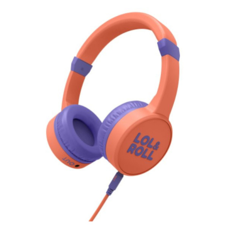 Energy Sistem Lol&Roll Pop Kids Headphones Orange, navrhnutá špeciálne pre deti, obmedzením hlad