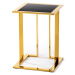 Odkladací stolík Sawa 40 cm zlato-čierny