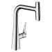 Hansgrohe Metris Select M71, kuchynská páková batéria 240, vyťahovateľná sprška, 2jet, sBox, chr