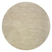 Béžový umývateľný okrúhly koberec z recyklovaných vlákien 180x180 cm Fluffy – Flair Rugs