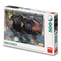 Dino ŠTENIATKA V KUFRI 500 Puzzle