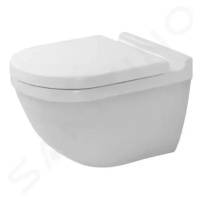 DURAVIT - Starck 3 Závesné WC, s HygieneGlaze, biela 2225092000