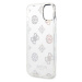 Guess PC/TPU Peony Glitter Zadný kryt pre iPhone 14 Max White