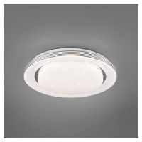 LED stropné svietidlo Atria, Ø 38 cm, biele, plast, CCT