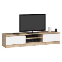 TV stolík Ronon 160 cm sonoma/biely