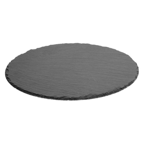 Bridlicový tanier 28 cm čierny DekorStyle