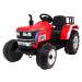 mamido  Detský elektrický traktor Blazin červený
