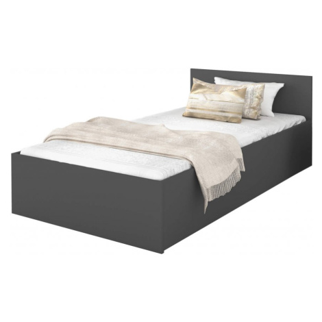 GL Jednolôžková posteľ Dorian - sivá Rozmer: 200x120