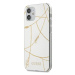 Kryt Guess GUHCP12SPCUCHWH iPhone 12 mini 5,4" white hardcase Gold Chain Collection (GUHCP12SPCU