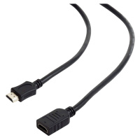 Predlžovací kábel GEMBIRD HDMI na HDMI 3 m (pozlátené konektory, tienený)