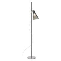 Kartell K-Lux stojacia lampa, 1 svetlo, sivá/dymová