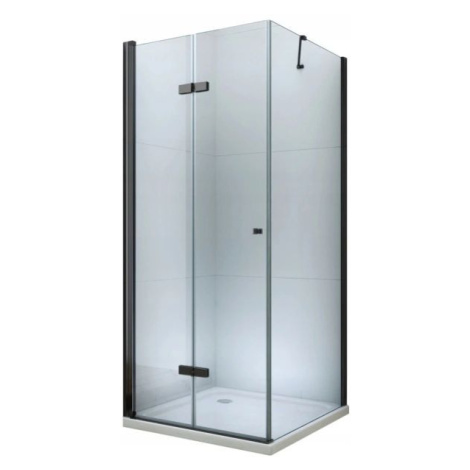 MEXEN/S - LIMA sprchovací kút 90x70 cm, transparent, čierna 856-090-070-70-00