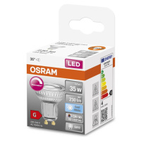 OSRAM LED reflektor GU10 3,4W 940 36° 230lm dim