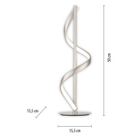 Paul Neuhaus Q-Swing stolová LED lampa, oceľ