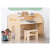 Detský stôl so stoličkou KOSMOS farba: natur
