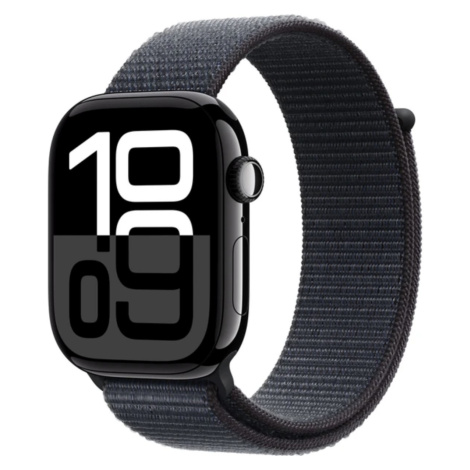 APPLE Watch Series 10 GPS 42mm 42mm Klavírno čierny hliník s Atramentovým prevliekacím remienkom