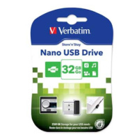 Verbatim USB flash disk, USB 2.0, 32GB, Nano, Store N Stay, černý, 98130, USB A