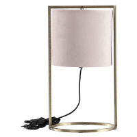 Dekoria Stolová lampa Santos Light Pink, 45 cm