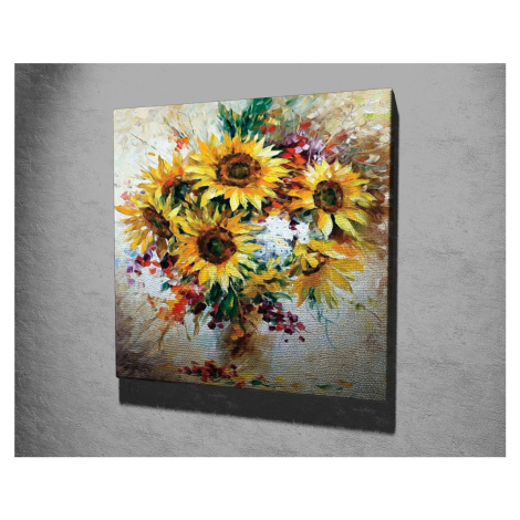 Obraz na plátne Sunflowers KC265 45x45 cm