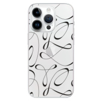 Odolné silikónové puzdro iSaprio - Fancy - black - iPhone 15 Pro