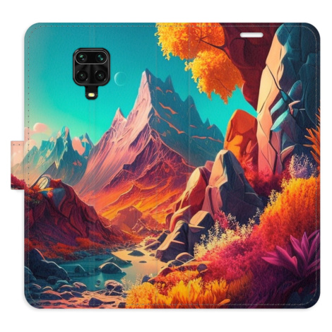 Flipové puzdro iSaprio - Colorful Mountains - Xiaomi Redmi Note 9 Pro / Note 9S