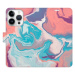 Flipové puzdro iSaprio - Abstract Paint 06 - iPhone 15 Pro
