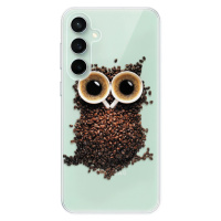 Odolné silikónové puzdro iSaprio - Owl And Coffee - Samsung Galaxy S23 FE