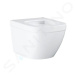 GROHE - Euro Ceramic Závesné WC s doskou SoftClose, Rimless, Triple Vortex, alpská biela 3969300