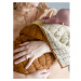 Hnedá bavlnená detská deka 80x100 cm Baille – Bloomingville Mini