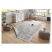 Kusový koberec Twin-Wendeteppiche 103116 grau creme – na ven i na doma - 80x350 cm NORTHRUGS - H