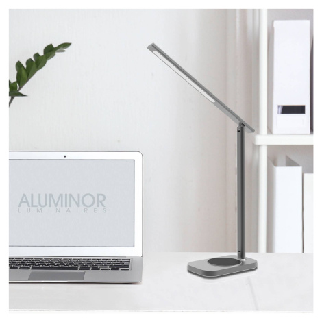 Aluminor Luna stolová LED lampa s USB