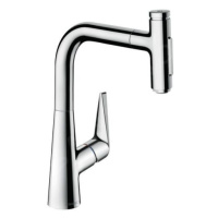 Hansgrohe Talis Select M51, drezová batéria M5117-H220 s výsuvnou spŕškou, sBOX, chrómová, HAN-7