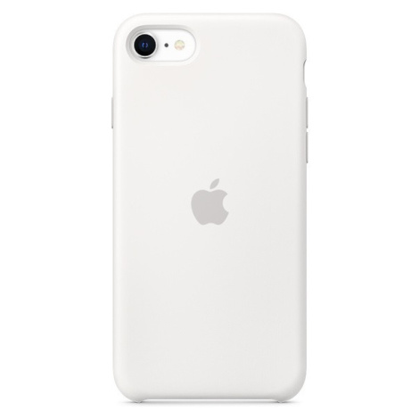 Originálne puzdro Apple MXYJ2ZM/A pre iPhone SE 2020 Silicone - White