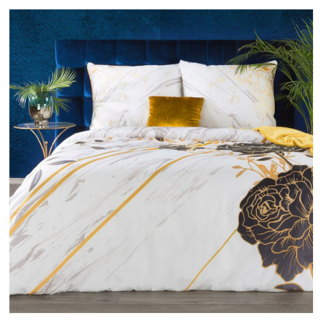 Farebné posteľné obliečky ROXANE z vysoko kvalitného bavlneného saténu 140x200 cm, 70x90 cm Eurofirany