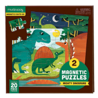 Magnetické puzzle - Dinosaurus (2x20 dílků)
