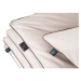 Svetlosivá obliečka na perinu na jednolôžko z egyptskej bavlny 155x200 cm Perla – WeLoveBeds