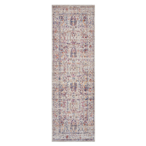 Běhoun Cairo 105591 Luxor Cream Multicolored – na ven i na doma - 80x200 cm Nouristan - Hanse Ho Hanse Home