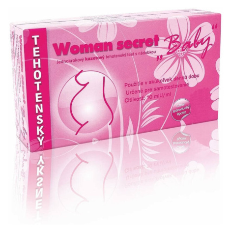 IMPERIAL VITAMINS Woman secret baby tehotenský test s nádobkou