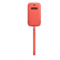 APPLE iPhone 12 mini Leather Sleeve with MagSafe - Pink Citrus