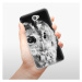 Plastové puzdro iSaprio - BW Owl - Sony Xperia E4
