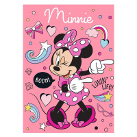 Detská deka fleece MINNIE 100x140cm Detská deka microfleece MINNIE 100x140cm - 100x140 cm