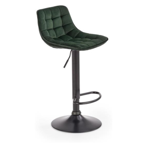 Barová stolička H-95 Tmavo zelená Halmar