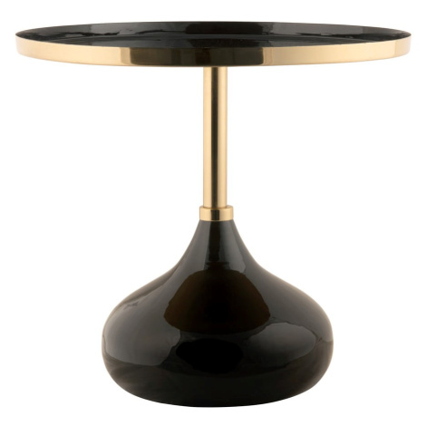 Kovový okrúhly odkladací stolík ø 50 cm Mila – Leitmotiv